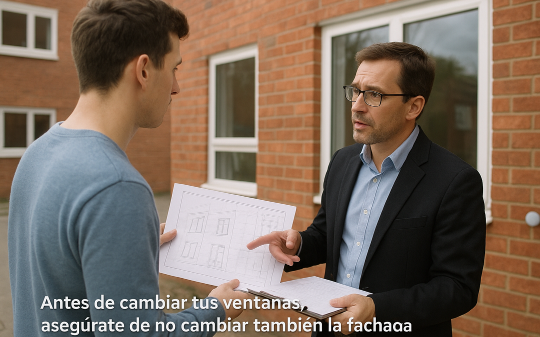 ¿Necesito permiso para cambiar las ventanas de mi vivienda en una comunidad de propietarios?